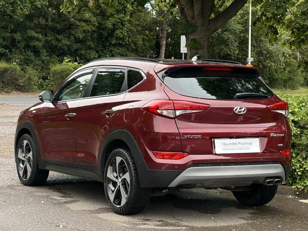 Hyundai Tucson 2.0 Crdi Premium Se 4Wd Euro 6 GF66CUA Red #3