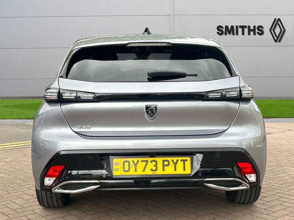 Peugeot 308 1.2 Puretech Allure Premium Hatchback E OY73PYT Silver #4