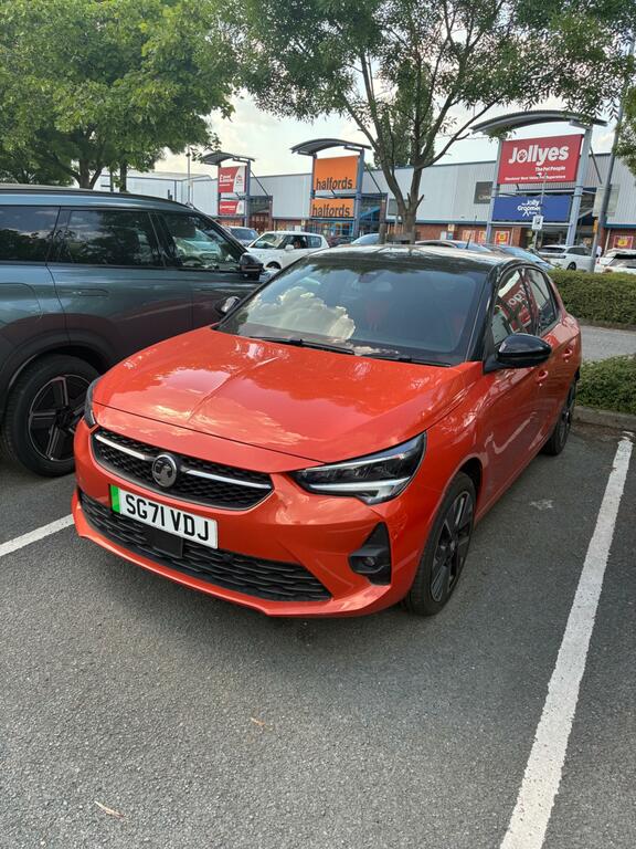 Vauxhall Corsa-e 50Kwh Sri Nav Premium 7.4Kw Charger Orange #2