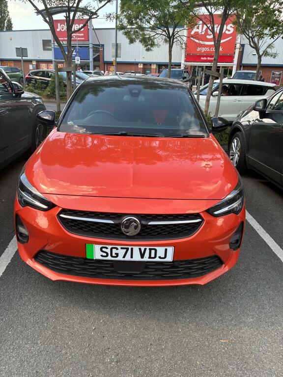 Vauxhall Corsa-e 50Kwh Sri Nav Premium 7.4Kw Charger Orange