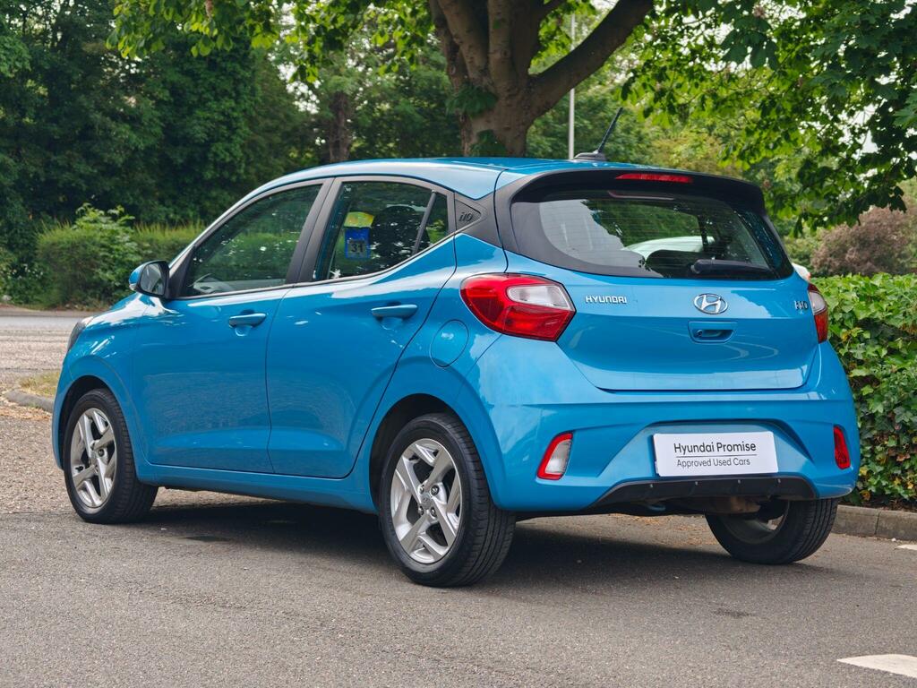 Hyundai I10 1.2 Se Connect Hatchback Euro 6 FX72ZZO Blue #3