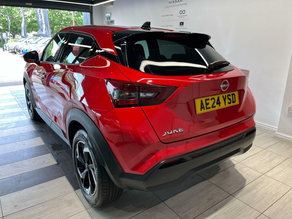 Nissan Juke 1.0 Dig-t N-connecta Dct Euro 6 Ss AE24YSD Red #3