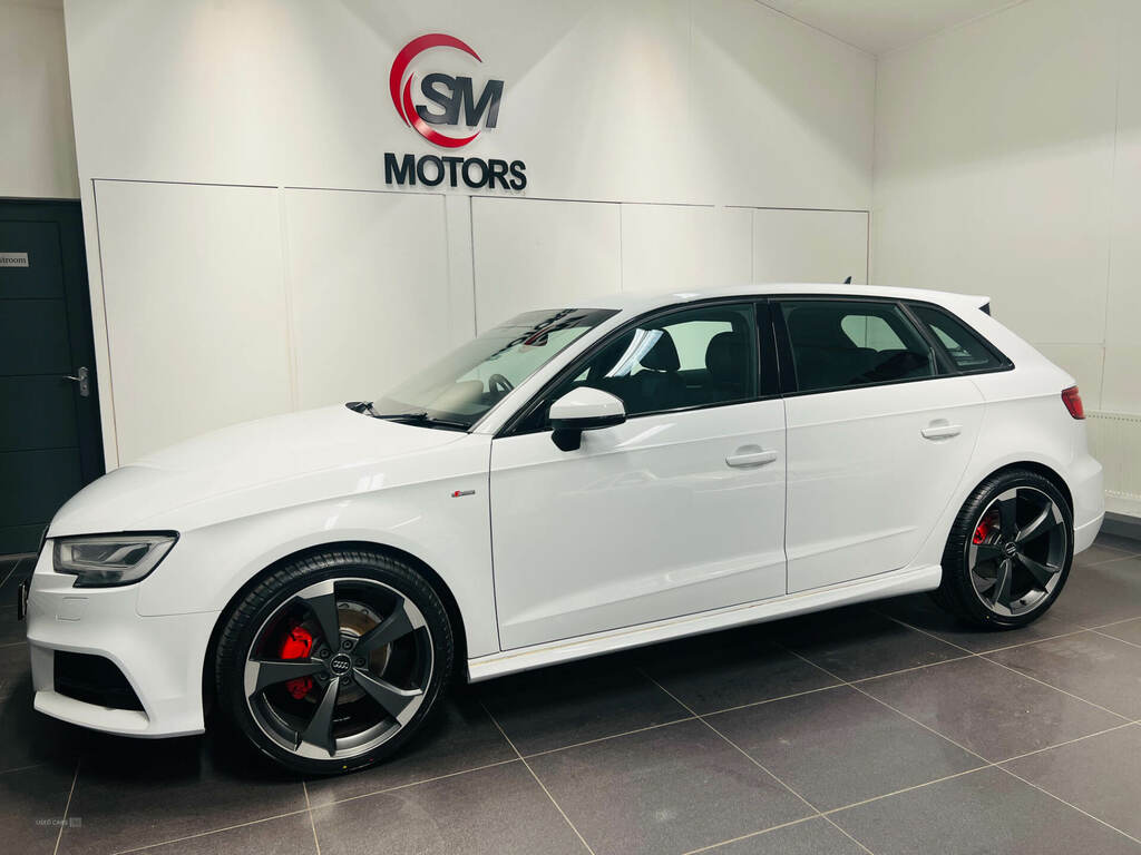 Audi A3 30 Tdi 116 S Line SJ69JSU White #3