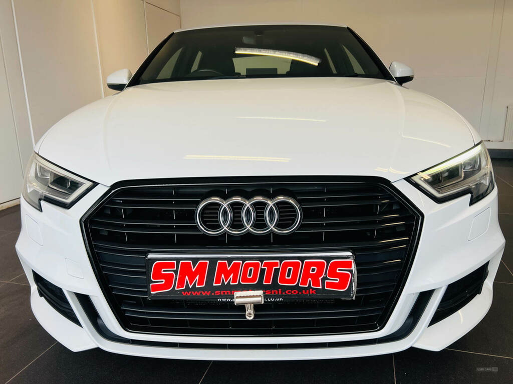 Audi A3 30 Tdi 116 S Line SJ69JSU White #4