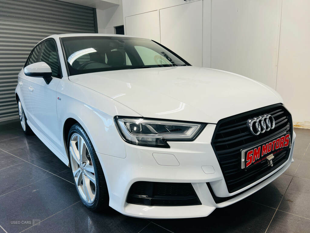 Audi A3 30 Tdi 116 S Line SJ69JSU White #5