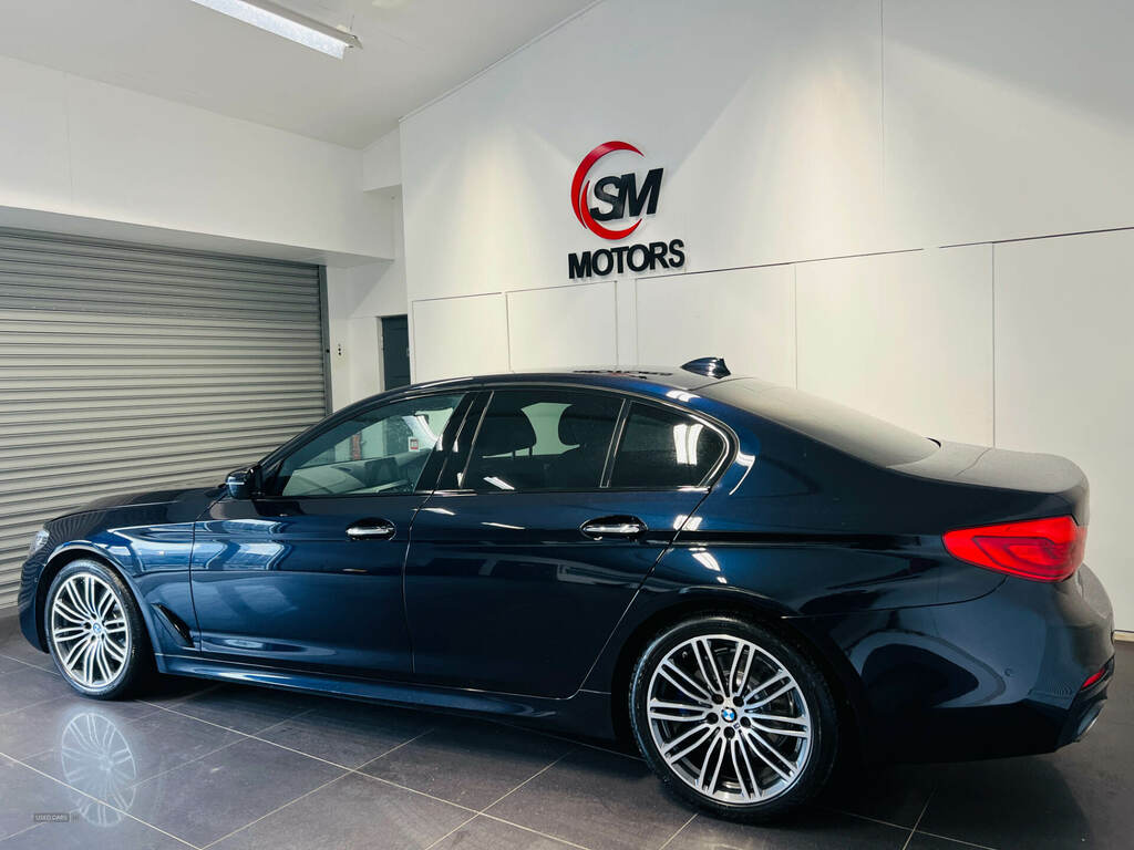 BMW 5 Series 520D M Sport YP18BLX Black #3