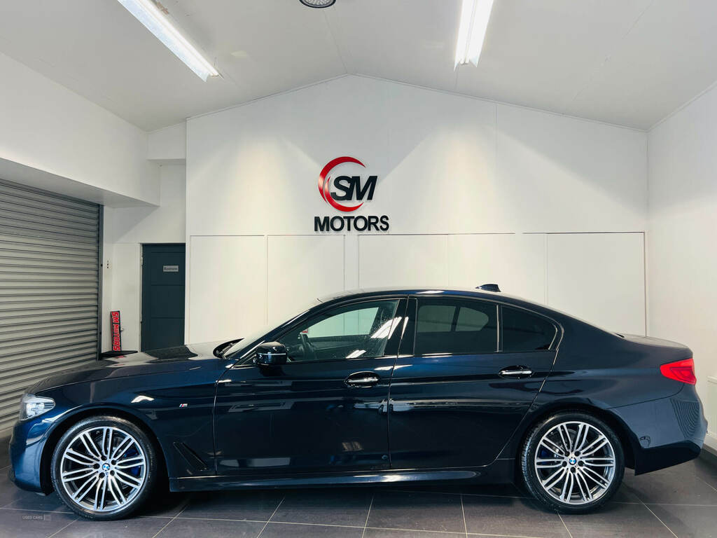 BMW 5 Series 520D M Sport YP18BLX Black #2