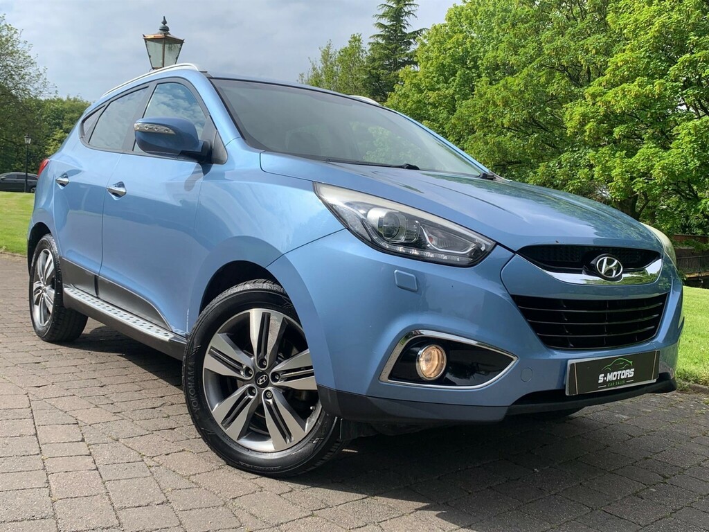 Hyundai Ix35 1.7 Crdi Premium Euro 5 Ss VO14YEL Blue #3
