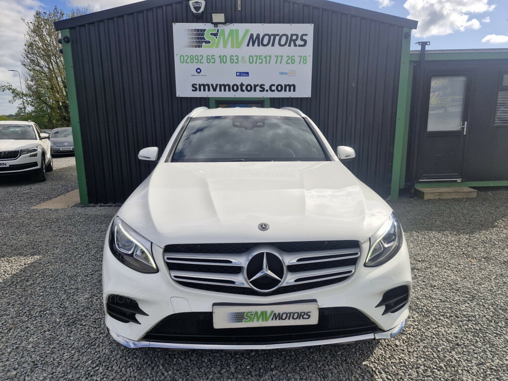 Mercedes-Benz GLC Class 250 D 4Matic Amg Line HY18FBN White #2
