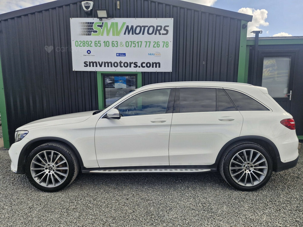 Mercedes-Benz GLC Class 250 D 4Matic Amg Line HY18FBN White #5