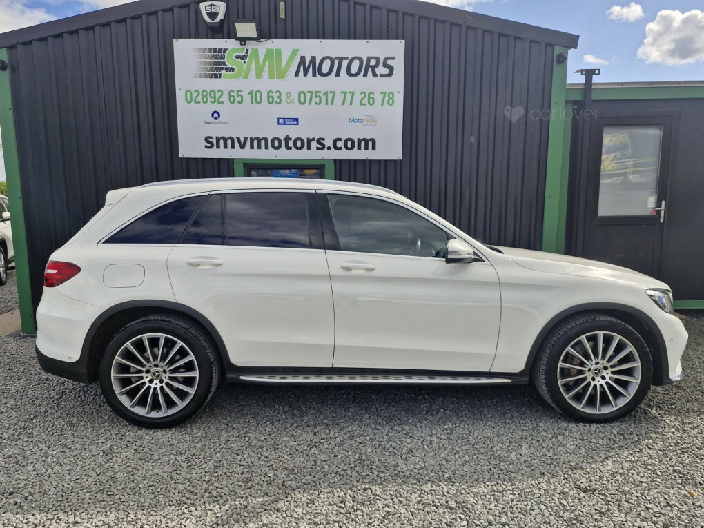 Mercedes-Benz GLC Class 250 D 4Matic Amg Line HY18FBN White #4