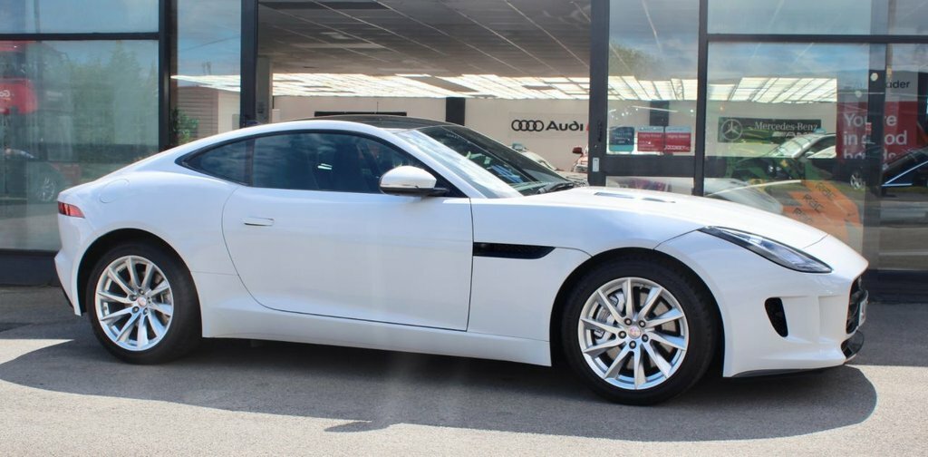 Jaguar F-Type Coupe White