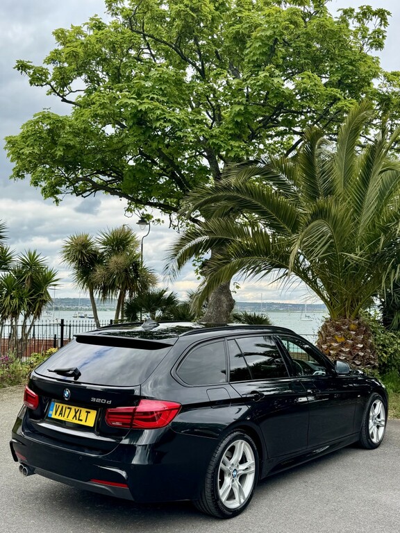 BMW 3 Series 2.0 320D M Sport Touring VA17XLT Black #2