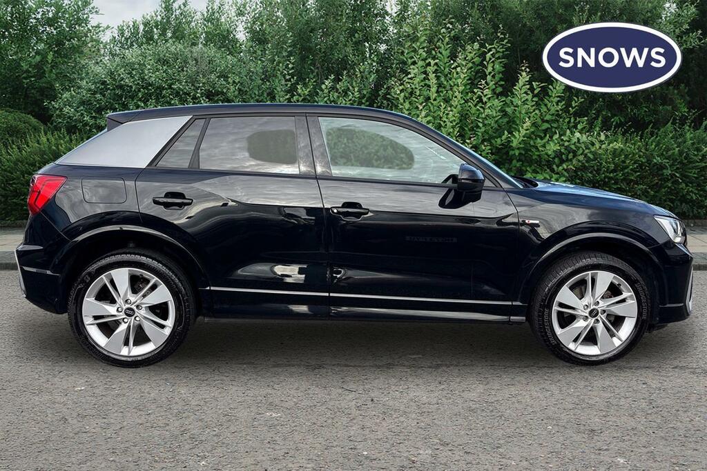 Audi Q2 1.0 Tfsi 30 S Line Euro 6 Ss HF73VVO Black #4