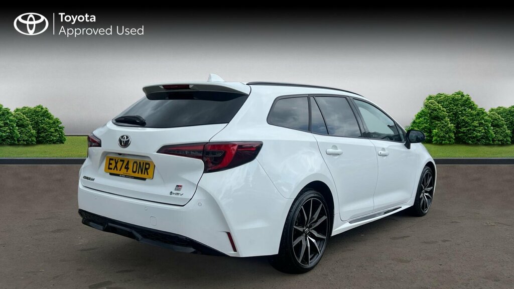 Toyota Corolla 1.8 Vvt-h Gr Sport Touring Sports Cvt Euro 6 Ss EX74ONR White #2