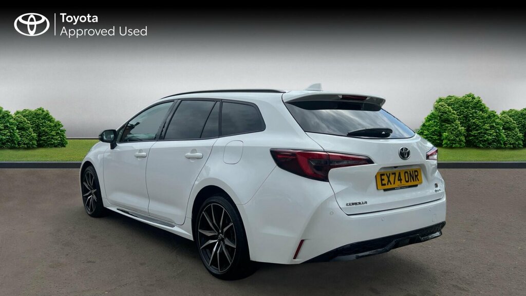 Toyota Corolla 1.8 Vvt-h Gr Sport Touring Sports Cvt Euro 6 Ss EX74ONR White #4