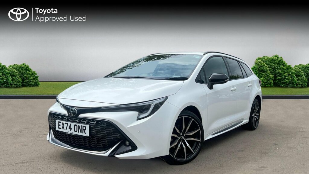 Toyota Corolla 1.8 Vvt-h Gr Sport Touring Sports Cvt Euro 6 Ss EX74ONR White #3