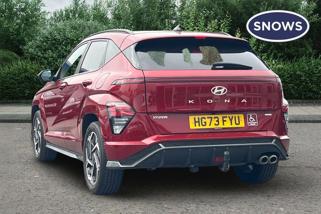 Hyundai Kona 1.6 H-gdi N Line S Dct Euro 6 Ss HG73FYU Red #3