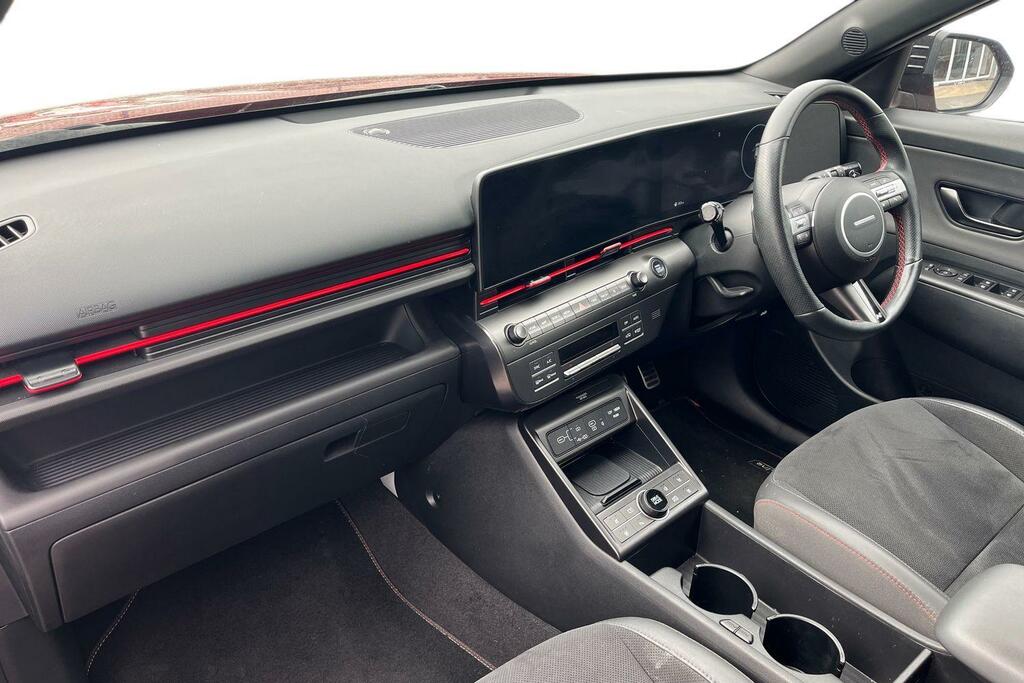 Hyundai Kona 1.6 H-gdi N Line S Dct Euro 6 Ss HG73FYU Red #2