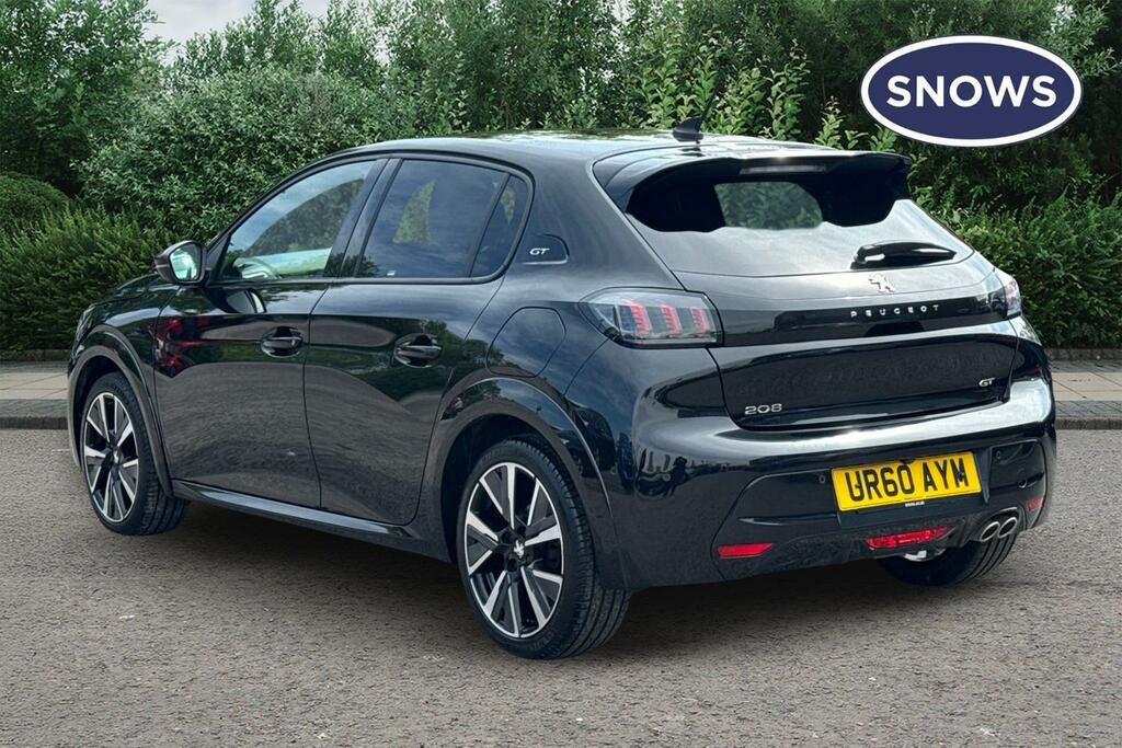 Peugeot 208 1.2 Puretech Gt Eat Euro 6 Ss RV72LNR Black #3