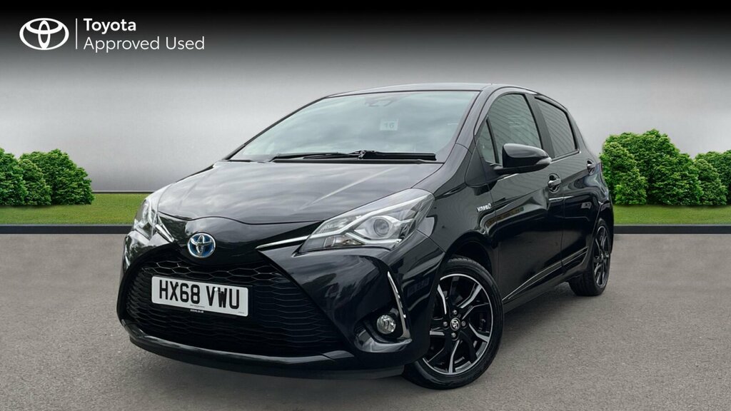 Toyota Yaris 1.5 Vvt-h Design E-cvt Euro 6 Ss HX68VWU Black #3
