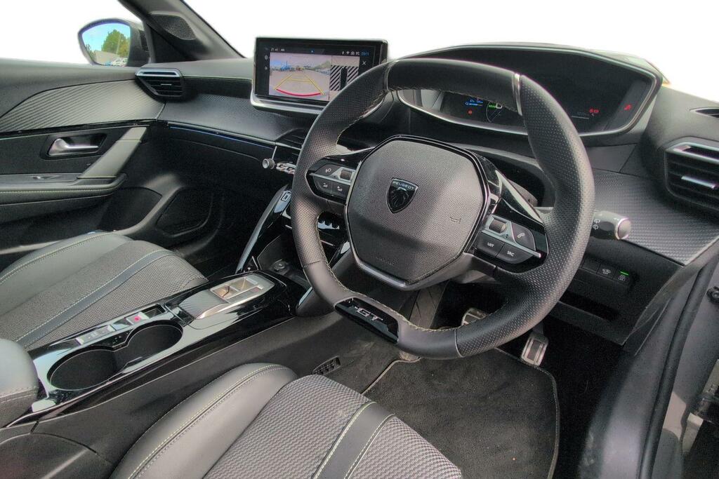 Peugeot e-208 51Kwh Gt 7.4Kw Charger RJ74AZU Grey #6