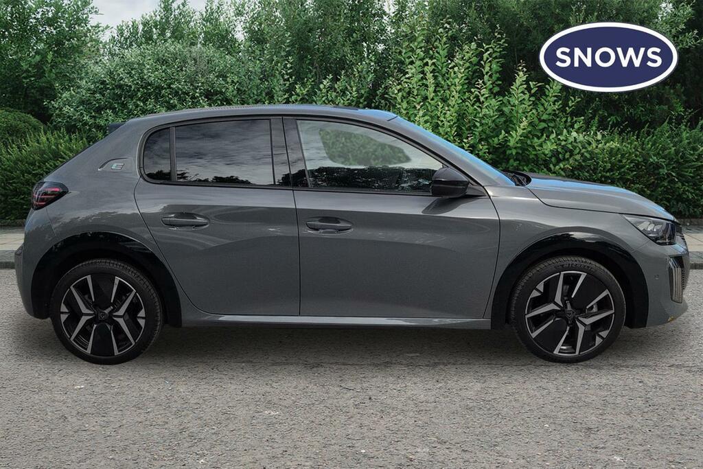 Peugeot e-208 51Kwh Gt 7.4Kw Charger RJ74AZU Grey #4