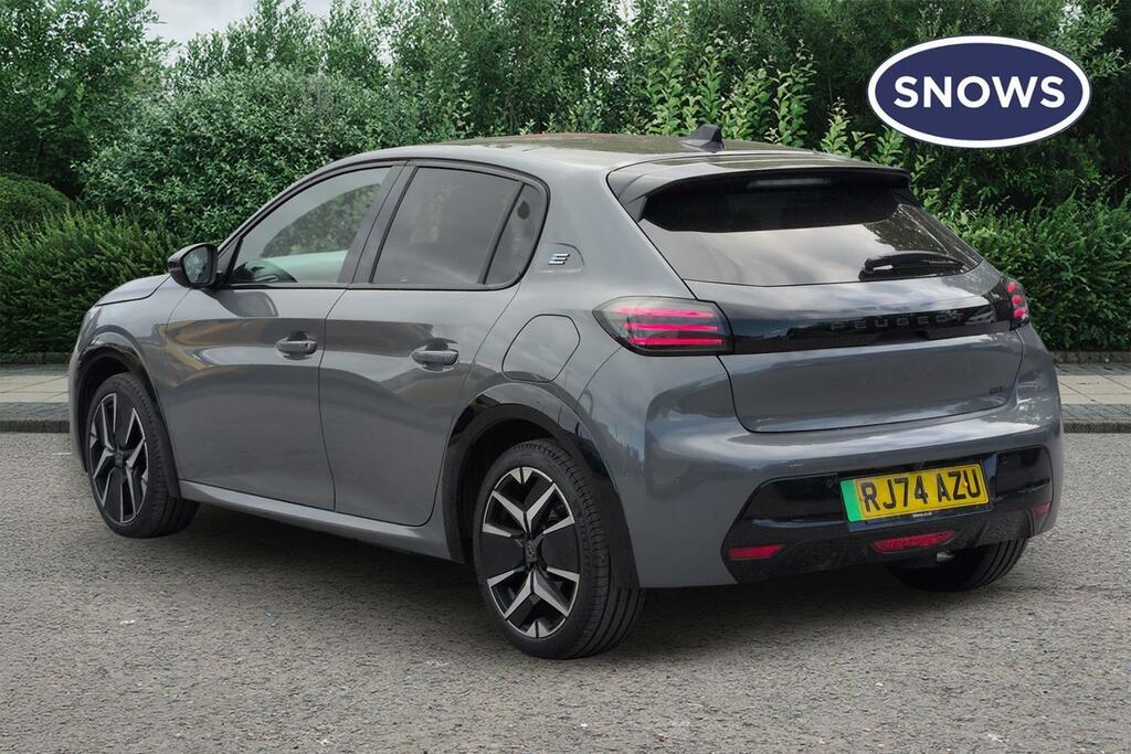 Peugeot e-208 51Kwh Gt 7.4Kw Charger RJ74AZU Grey #3