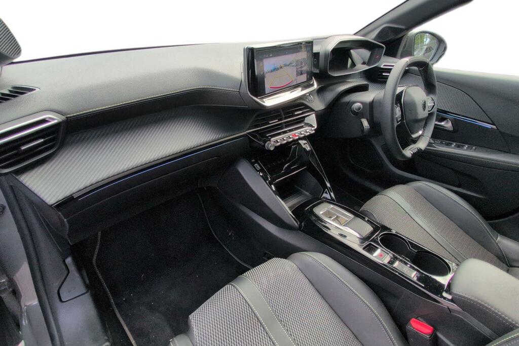 Peugeot e-208 51Kwh Gt 7.4Kw Charger RJ74AZU Grey #2