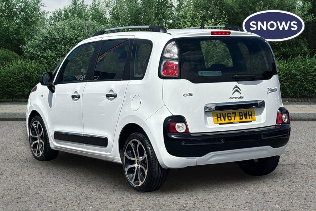 Citroen C3 Picasso 1.2 Puretech Platinum Euro 6 HV67BWH White #3