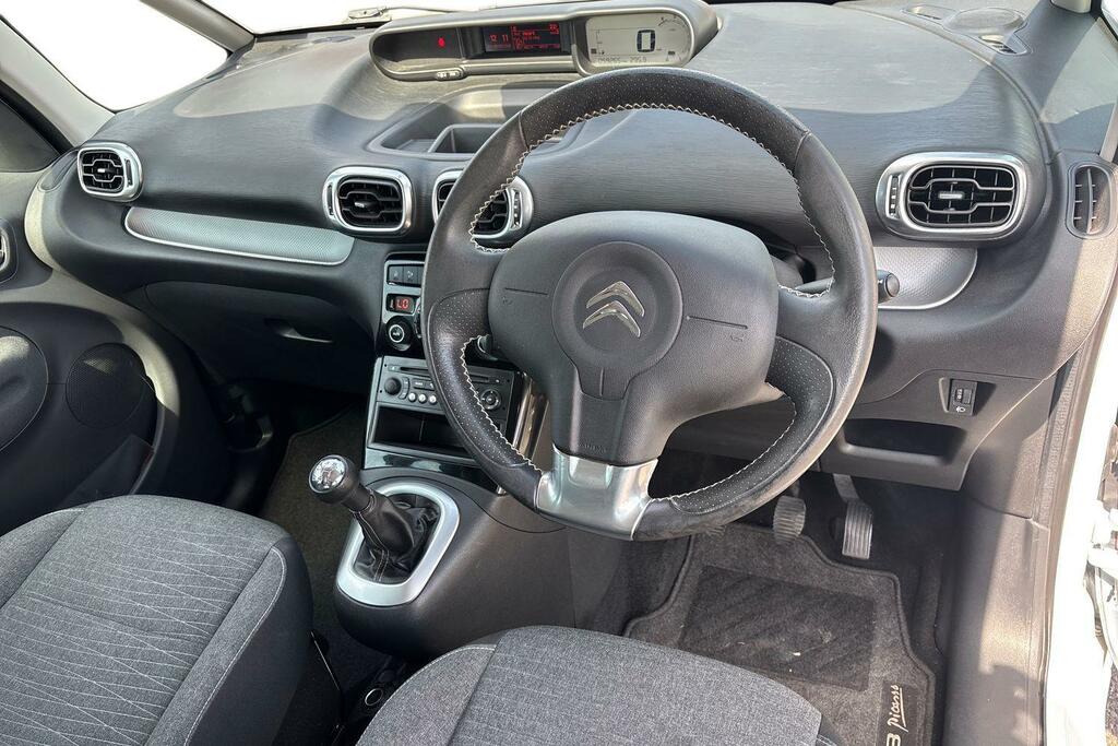 Citroen C3 Picasso 1.2 Puretech Platinum Euro 6 HV67BWH White #6