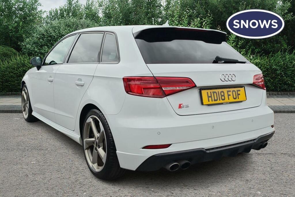 Audi A3 2.0 Tfsi Black Edition Sportback S Tronic Quattro White #3