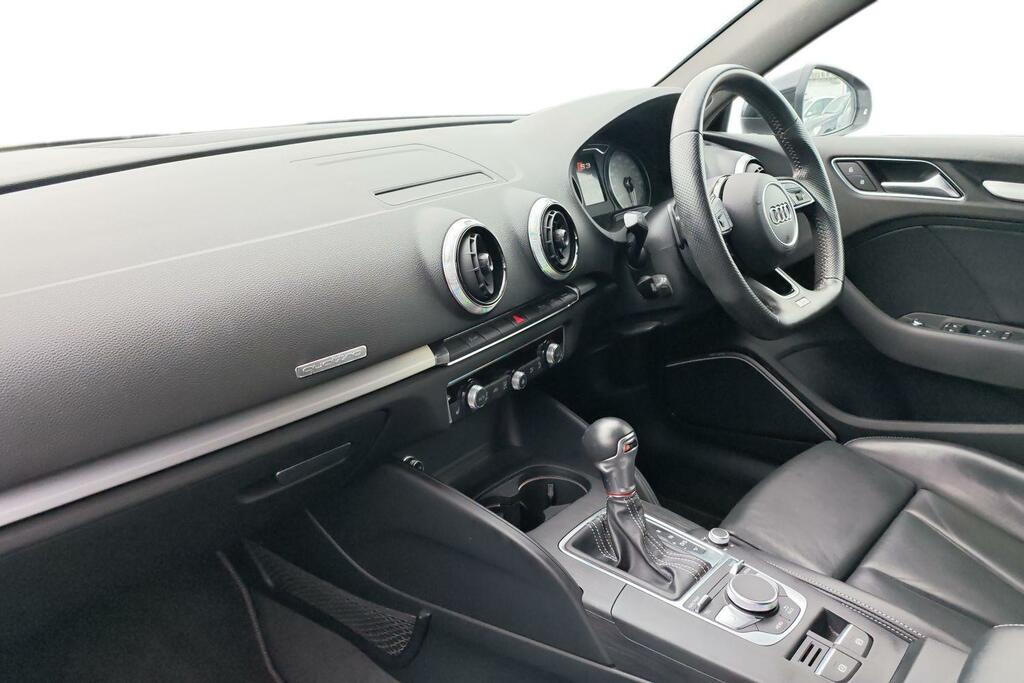 Audi A3 2.0 Tfsi Black Edition Sportback S Tronic Quattro White #2