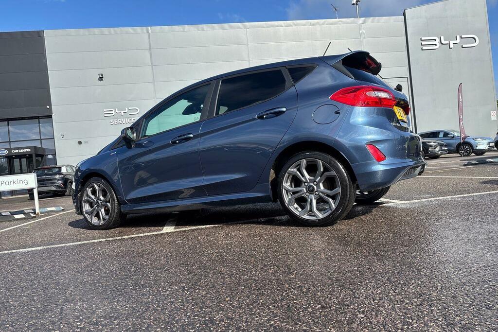 Ford Fiesta 1.0T Ecoboost Mhev St-line Edition Euro 6 Ss YE21OXV Blue #4