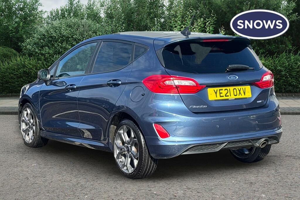 Ford Fiesta 1.0T Ecoboost Mhev St-line Edition Euro 6 Ss YE21OXV Blue #3