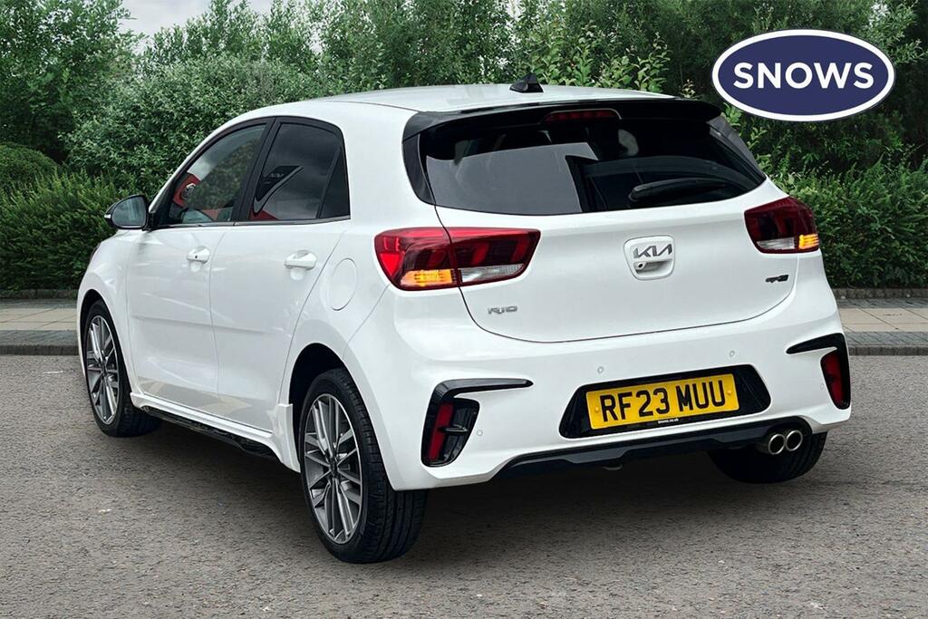 Kia RIO 1.0 T-gdi Mhev Gt-line S Euro 6 Ss White #3