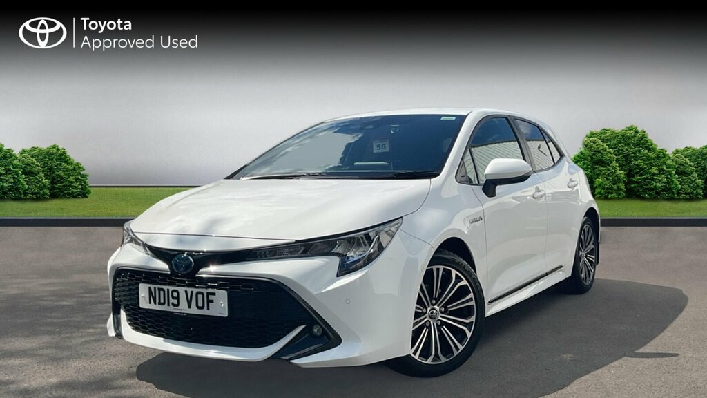 Toyota Corolla 1.8 Vvt-h Design Cvt Euro 6 Ss ND19VOF White #3