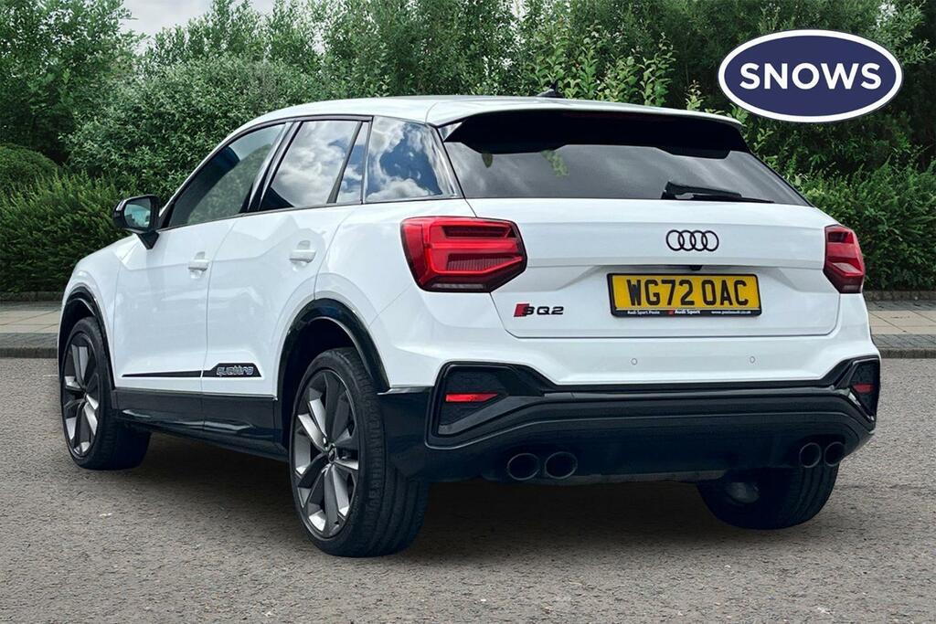 Audi Q2 2.0 Tfsi Black Edition S Tronic Quattro Euro 6 S WG72OAC White #3