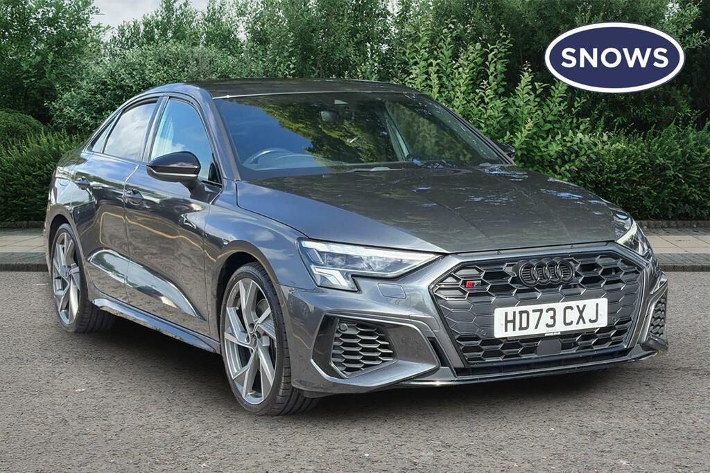 Audi A3 2.0 Tfsi Black Edition S Tronic Quattro Euro 6 S Grey