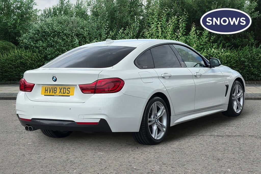 BMW 4 Series 2.0 420D M Sport Euro 6 Ss HV18XDS White #3
