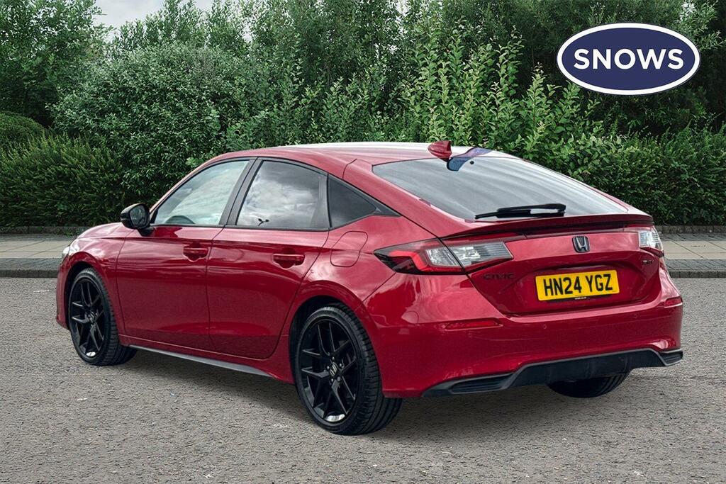 Honda Civic 2.0 H I-mmd Sport Ecvt Euro 6 Ss HN24YGZ Red #3