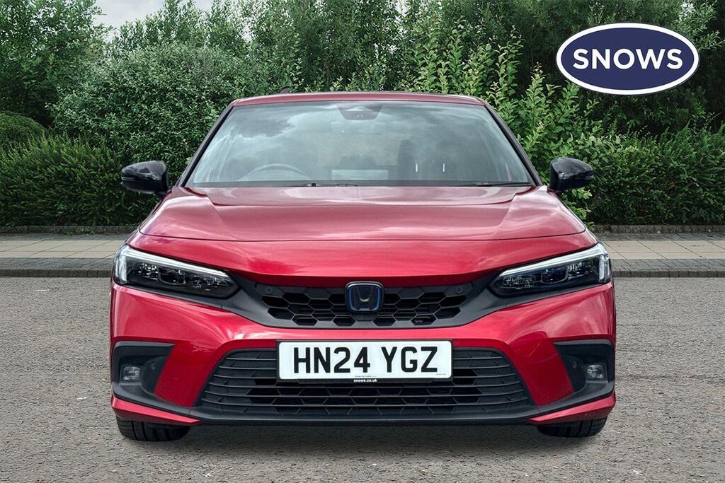 Honda Civic 2.0 H I-mmd Sport Ecvt Euro 6 Ss HN24YGZ Red #2