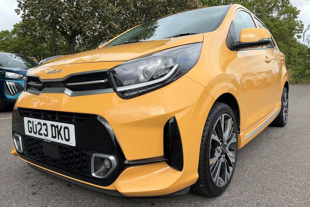 Kia Picanto 1.0 T-gdi Gt-line Euro 6 Ss GU23DKO Yellow #3