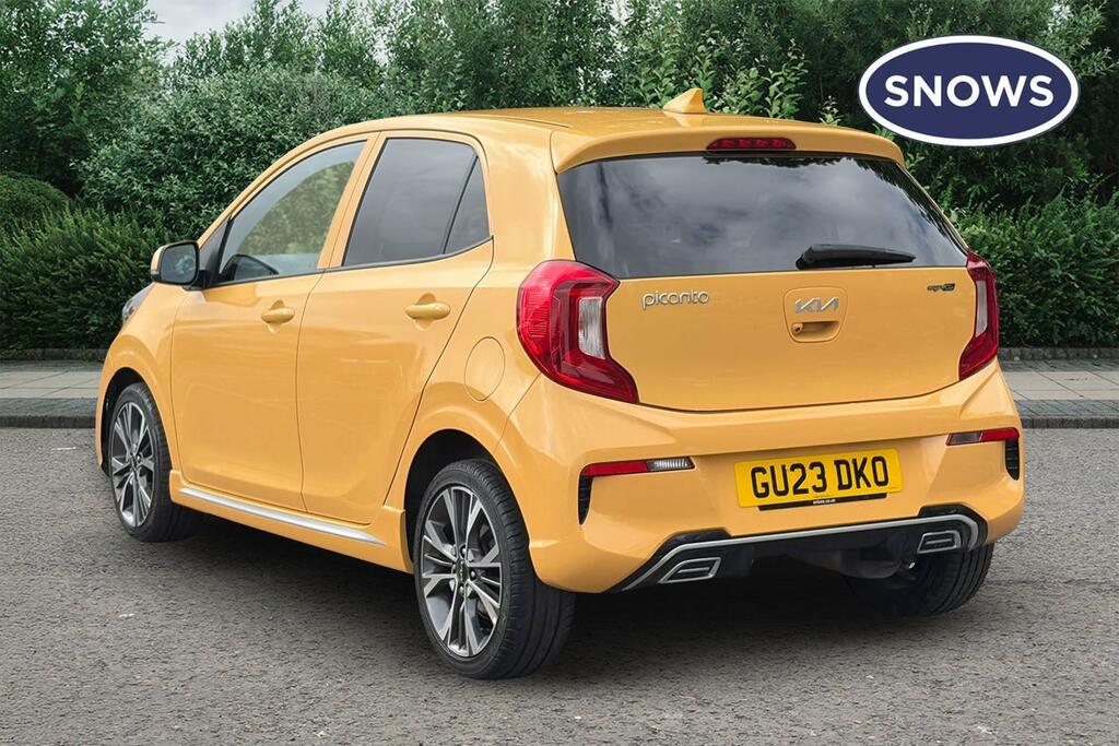Kia Picanto 1.0 T-gdi Gt-line Euro 6 Ss GU23DKO Yellow #4