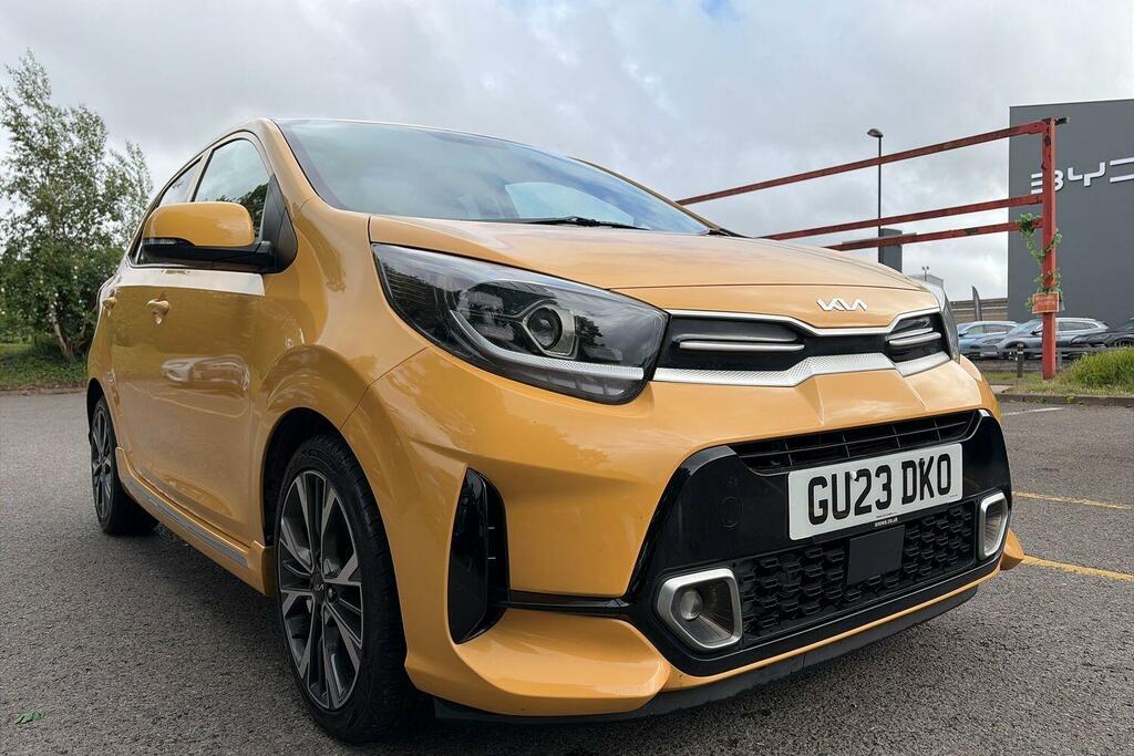 Kia Picanto 1.0 T-gdi Gt-line Euro 6 Ss GU23DKO Yellow #5