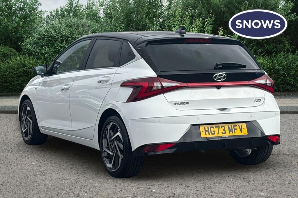 Hyundai I20 1.0 T-gdi Ultimate Euro 6 Ss HG73MFV White #3