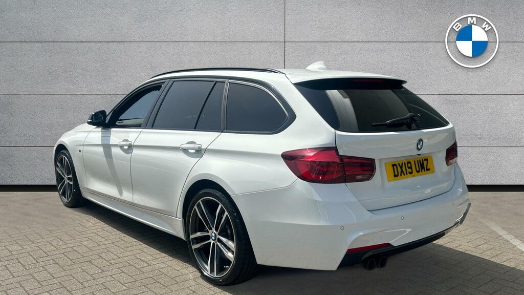 BMW 3 Series 320D Xdrive Msport Shadowedition Touring DX19UMZ White #2