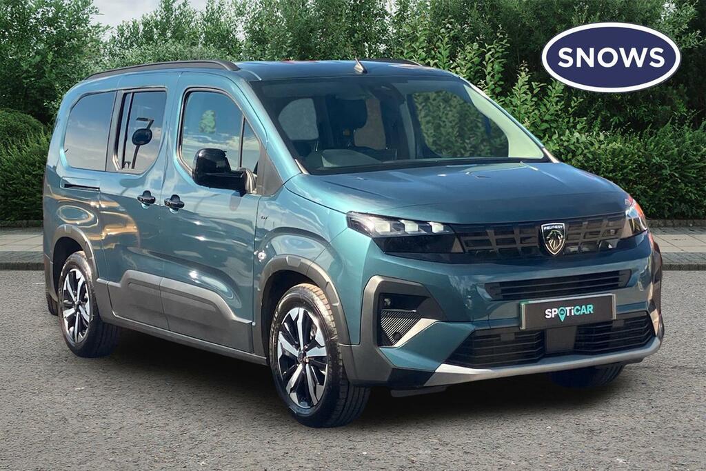 Peugeot e-Rifter 52Kwh Gt Long Mpv 7.4Kw Charger Blue