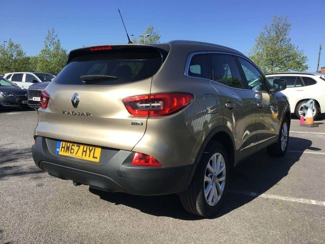 Renault Kadjar 2017 1.5 Dci Dynamique Nav Suv E HW67HYL Brown #5