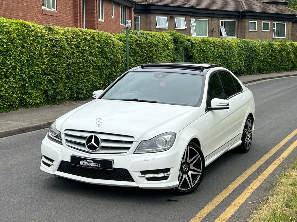 Mercedes-Benz C Class 2.1 C220 Cdi Blueefficiency Amg Sport Plus G-troni White